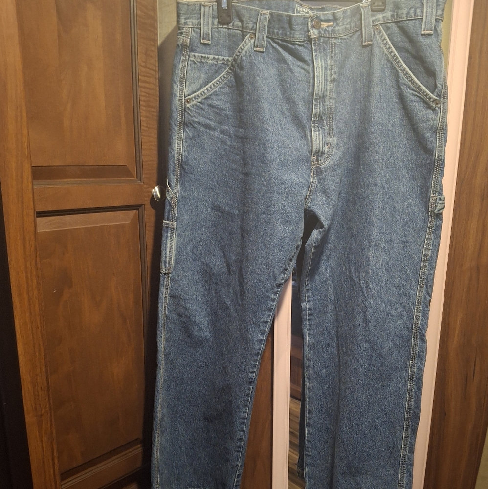 Levi's Relaxed Blue Jeans with Authentic Fading